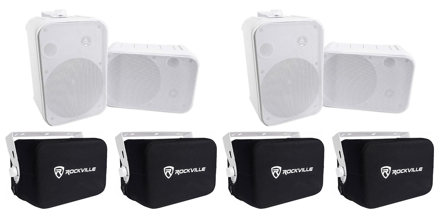 Rockville 4-Pack 6.5