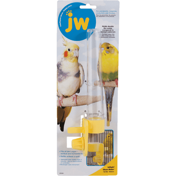 JW Insight Clean Water Bird Waterer - Automatic Dripping Water Dispenser for Outdoor Garden, Patio & Backyard - Attracts Wild Birds & Keeps Water Fresh