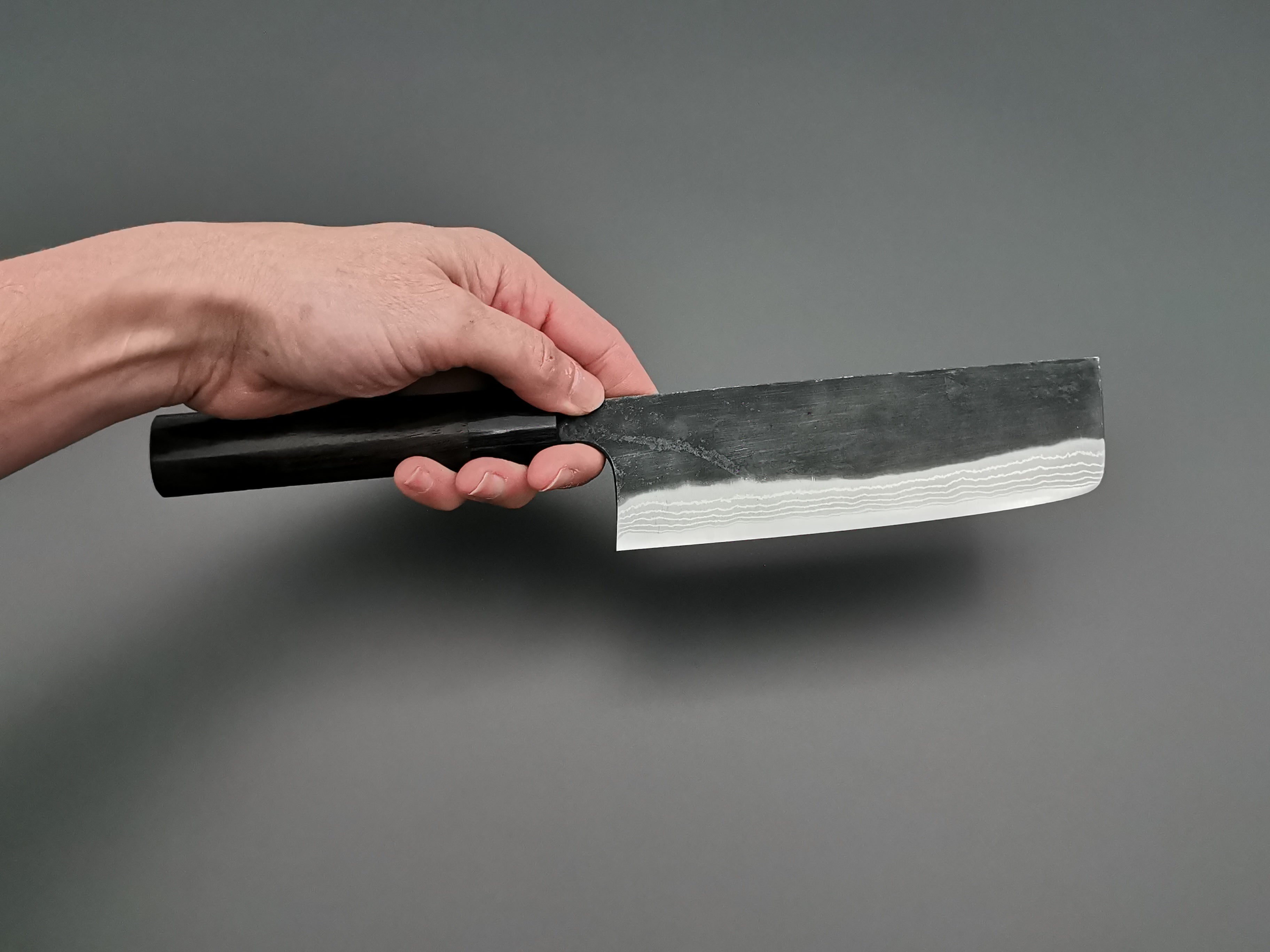 Premium Anryu Shirogami #2 Nakiri Japanese Vegetable Knife - High Carbon Steel Blade for Professional Chefs & Home Cooking - Perfect for Chopping, Slicing & Dicing Vegetables
