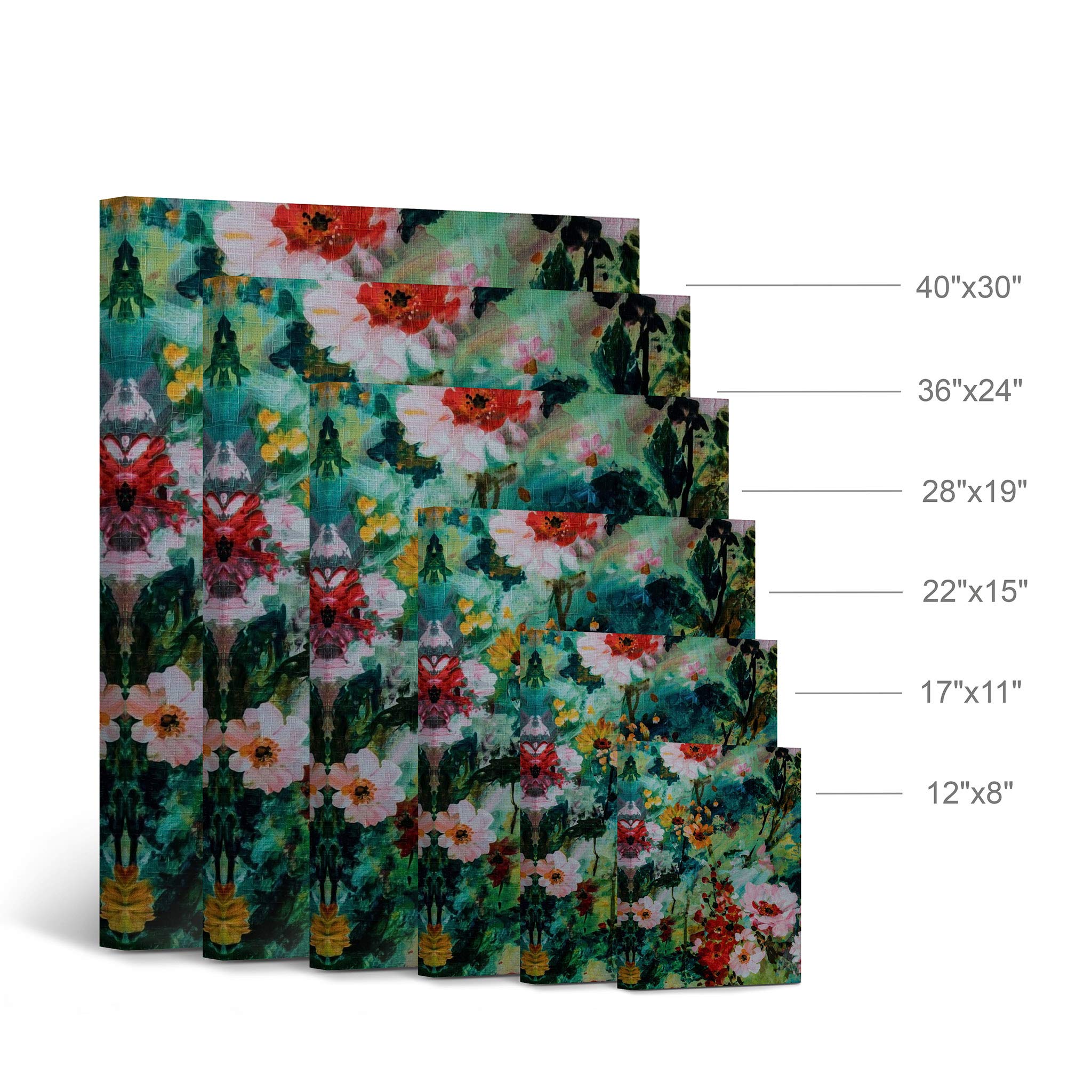 Claude Monet Flowers Canvas Wall Art Print - Famous Oil Painting Reproduction, Modern Home Decor, Ready to Hang (36x24) - Perfect for Living Room, Bedroom & Office Decor | Made in USA