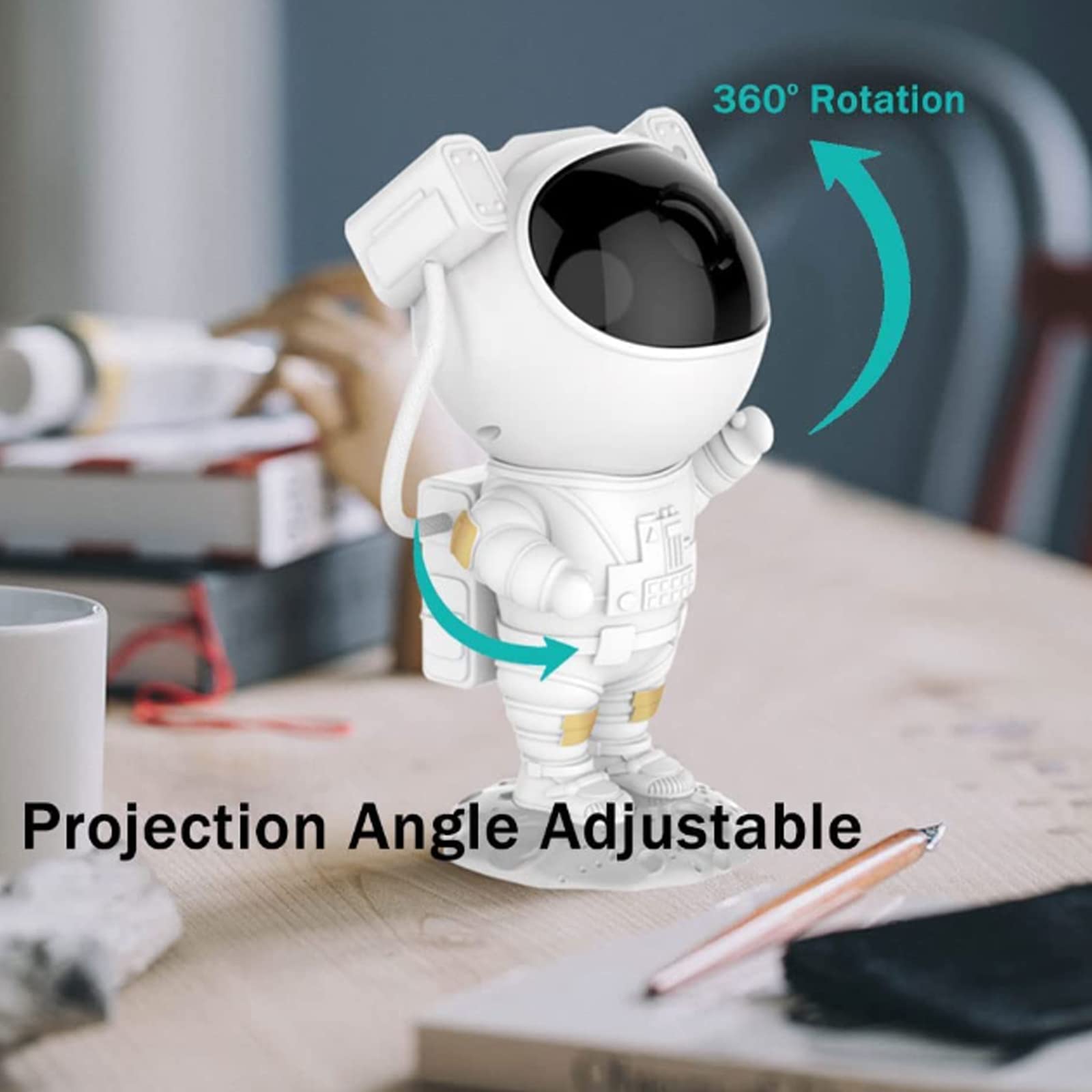 Astronaut Star Projector Night Light for Kids - Galaxy & Nebula LED Projector with Timer & Remote Control | Perfect for Bedroom, Nursery & Relaxation