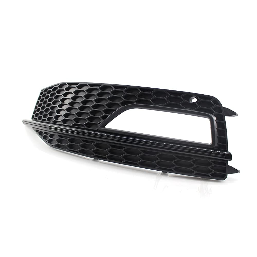 Audi A4 B8.5 S-line & S4 (2013-2015) Black Bumper Fog Light Cover Grille - Replacement Part for Front Bumper Protection & Style Upgrade