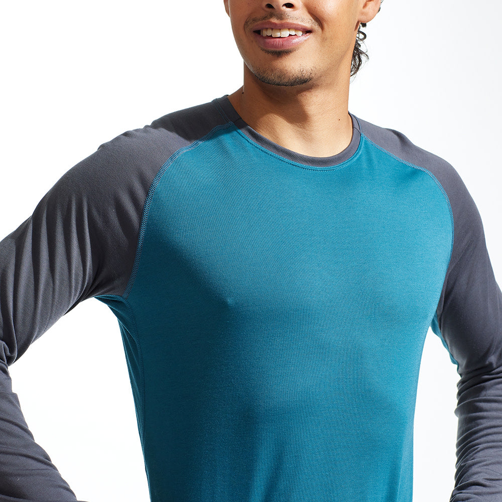 Men's Canyon Long Sleeve Cycling Jersey - Breathable & Moisture-Wicking Performance Shirt for Road Biking & Mountain Cycling - Perfect for Outdoor Sports & Training
