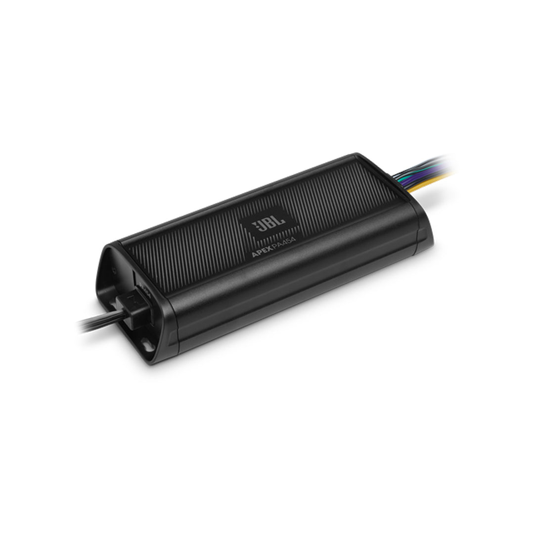 JBL APEX PA454 4-Channel Full Range Powersports Amplifier 180W - Perfect for Motorcycles, ATVs, and Marine Audio Systems