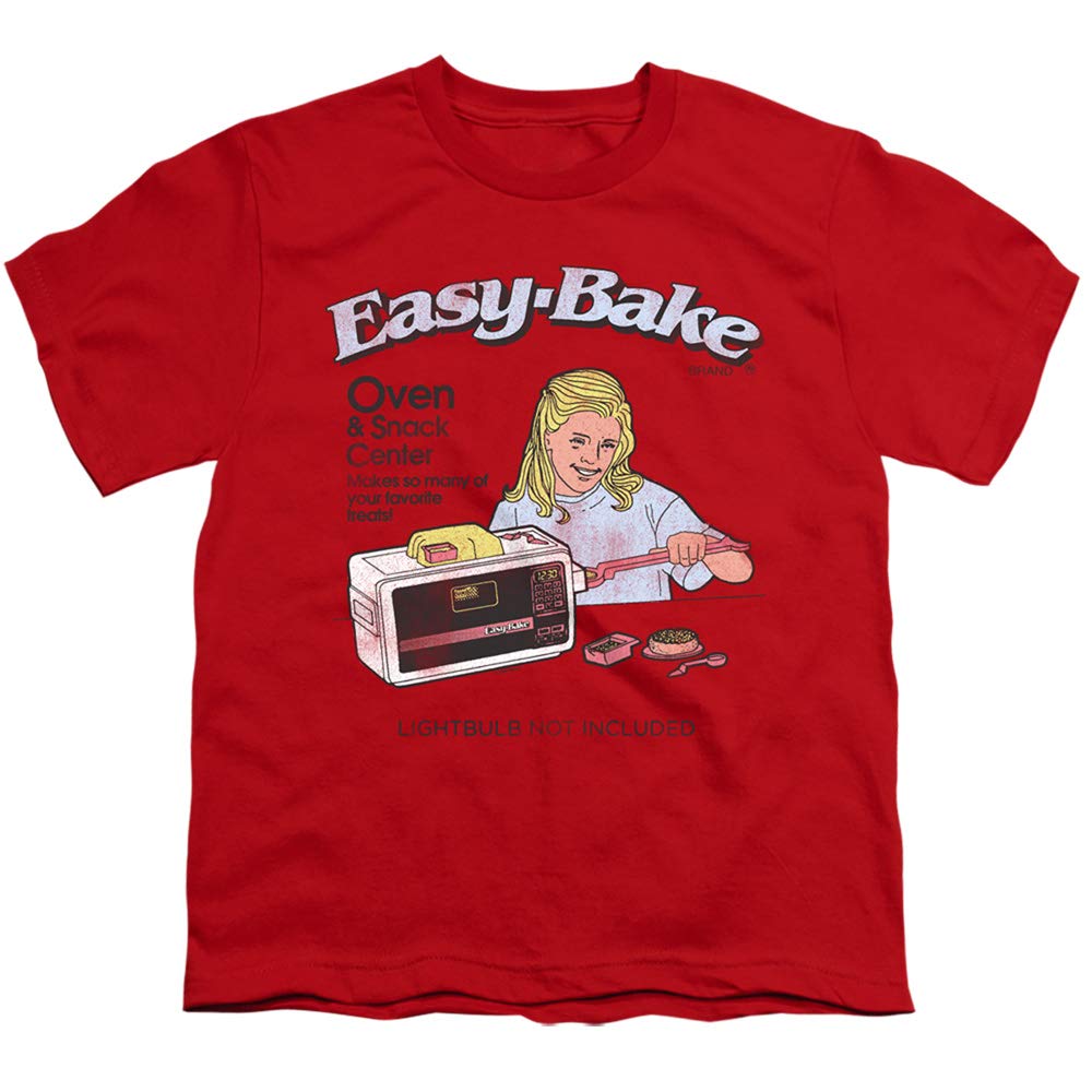 Easy Bake Oven Lightbulb Not Included - Funny Unisex Youth T-Shirt for Kids & Teens - Perfect for Baking Enthusiasts & Gift Giving