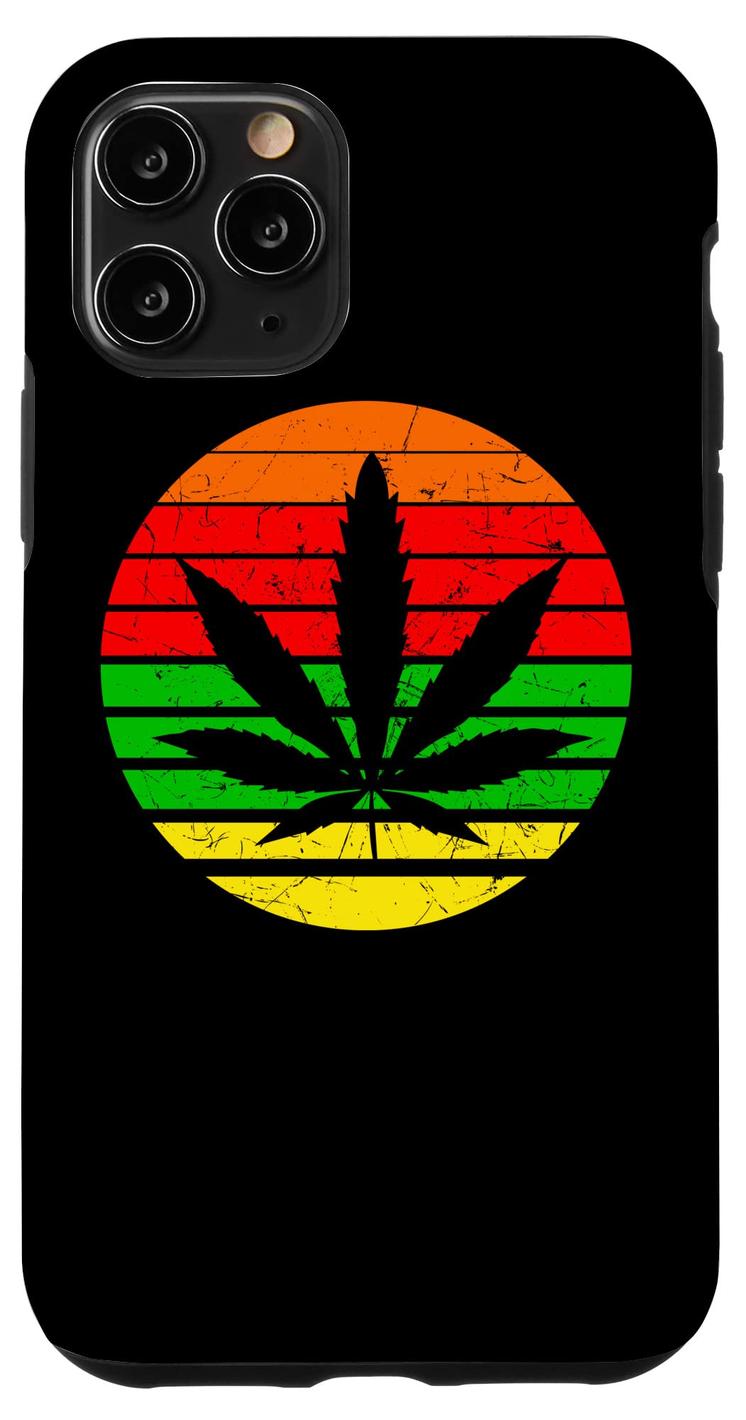 Premium iPhone 11 Pro Marijuana Leaf Phone Case - Durable Weed Themed Protective Cover for Stoners - Perfect Gift for 420 Lovers & Cannabis Enthusiasts - Ideal for Festivals, Parties & Everyday Use