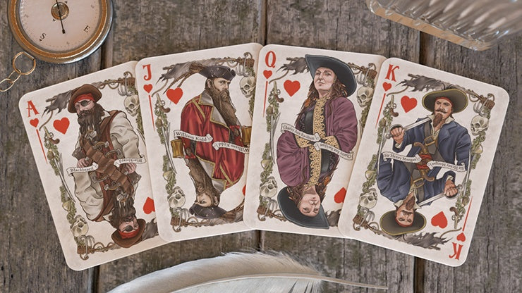 The Pirate Deck by BrainVessel - Premium Pirate-Themed Playing Cards for Collectors & Game Nights | Perfect for Poker, Magic Tricks & Themed Parties