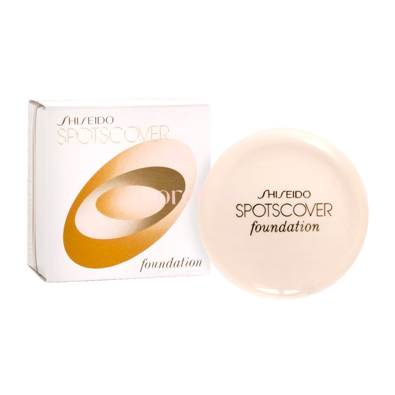 Shiseido Spotscover Foundation 20g (H100) - Full Coverage Concealer for Dark Spots & Blemishes - Perfect for Daily Makeup & Special Occasions