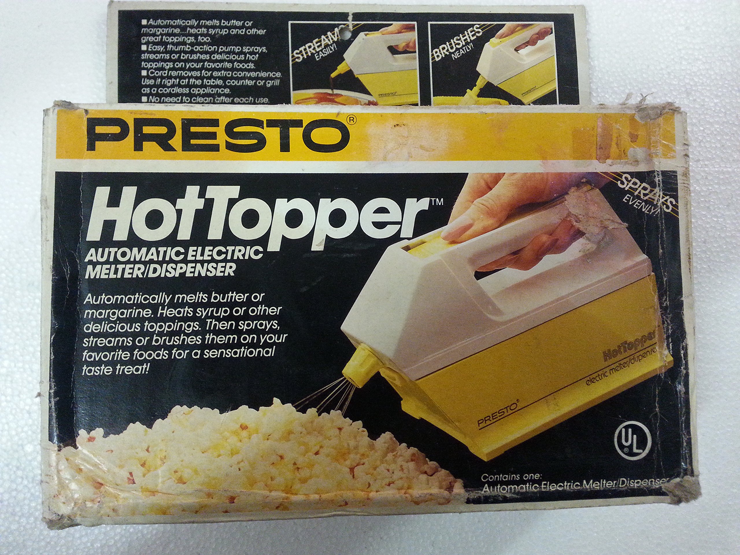 Presto Automatic Electric Hot Topper Dispenser - Perfect for Nachos, Cheese, and Chocolate Fondue at Parties & Events
