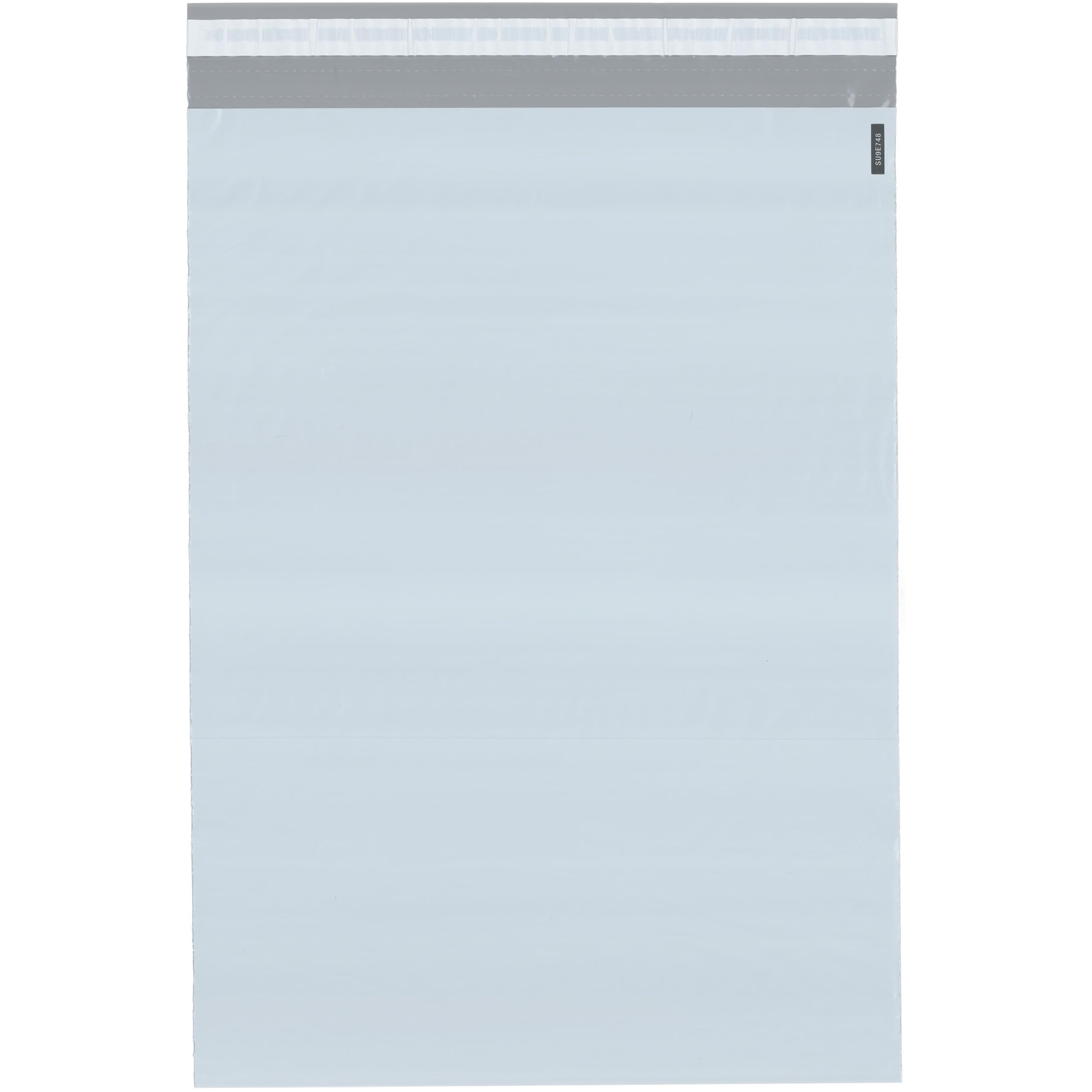 Plymor 2.25 Mil White/Gray Poly Mailer Envelopes - 9
