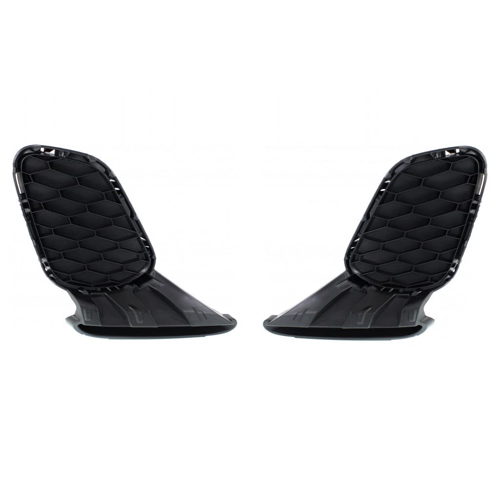 2012-2013 Mazda 3 Sedan Fog Light Covers Pair - Driver & Passenger Side (MA1038115, MA1039115, BGV550C21B, BGV550C11B) | Front Bumper Replacement | Perfect for Night Driving & Weather Protection