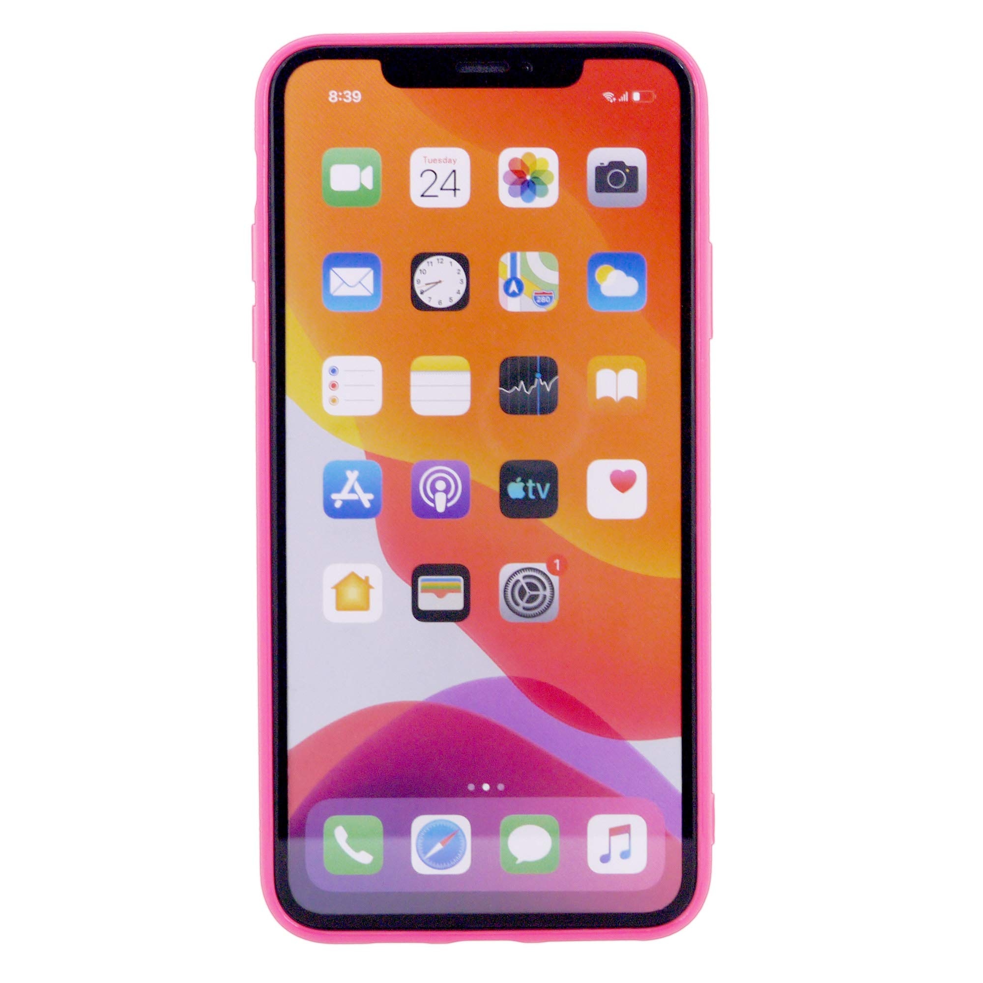 Cute 3D Pop Bubble Heart Kawaii Gel Phone Case for iPhone 11 Pro Max (6.5 Inch) - Hot Pink, Girly Protective Cover for Women | Perfect for Everyday Use, Gift Giving & Fashion Accessories