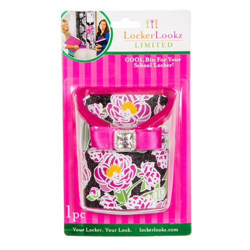 WGI Locker Bin Storage Organizer - Pink Peony Color Plastic Bins for School, Dorm, Office & Home Organization - Perfect for Books, Supplies, Toys & Closet Storage