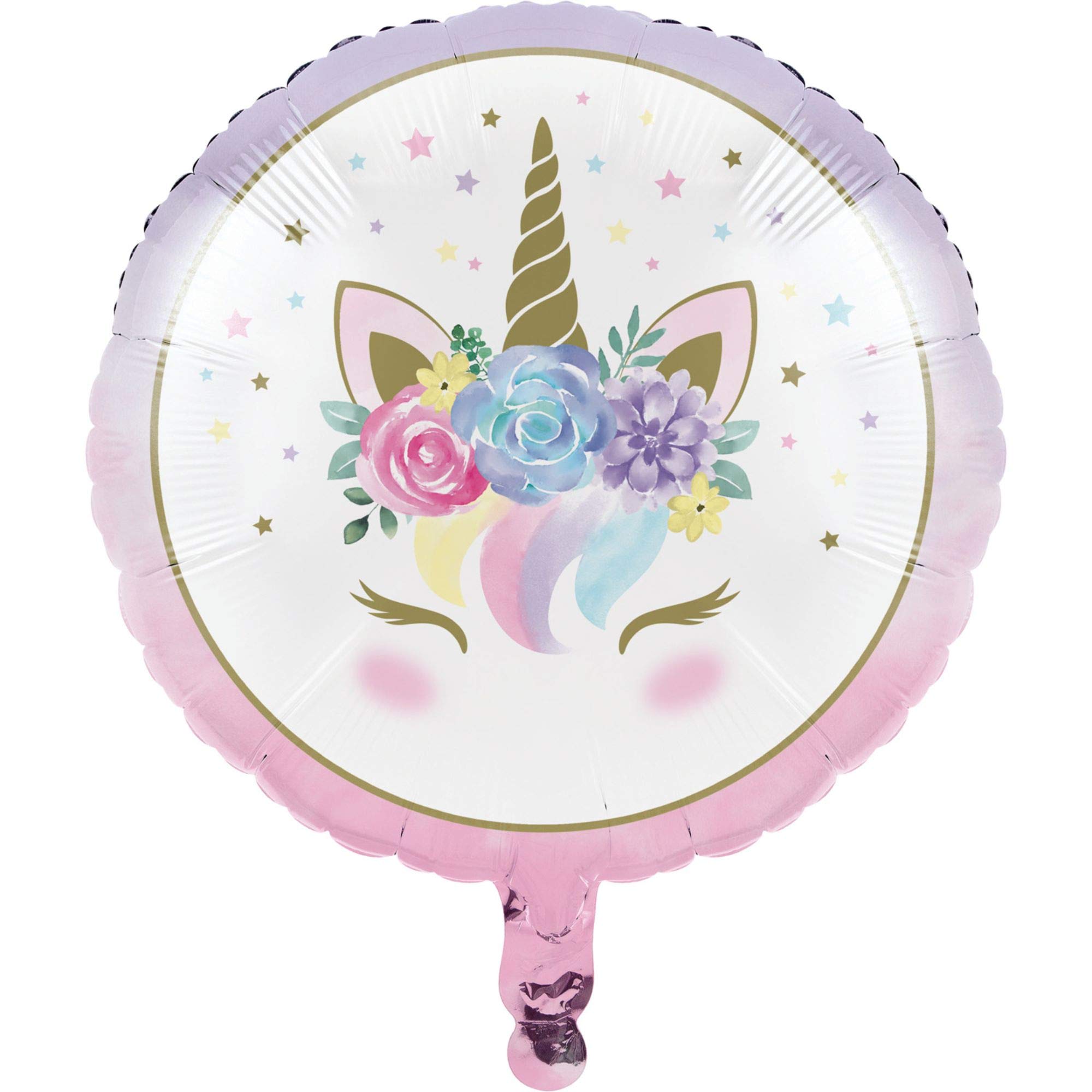10 Pack Pink & Purple Unicorn Baby Shower Balloons - Gender Reveal, Birthday Party Decorations, Nursery Room Decor, Kids Celebration Supplies
