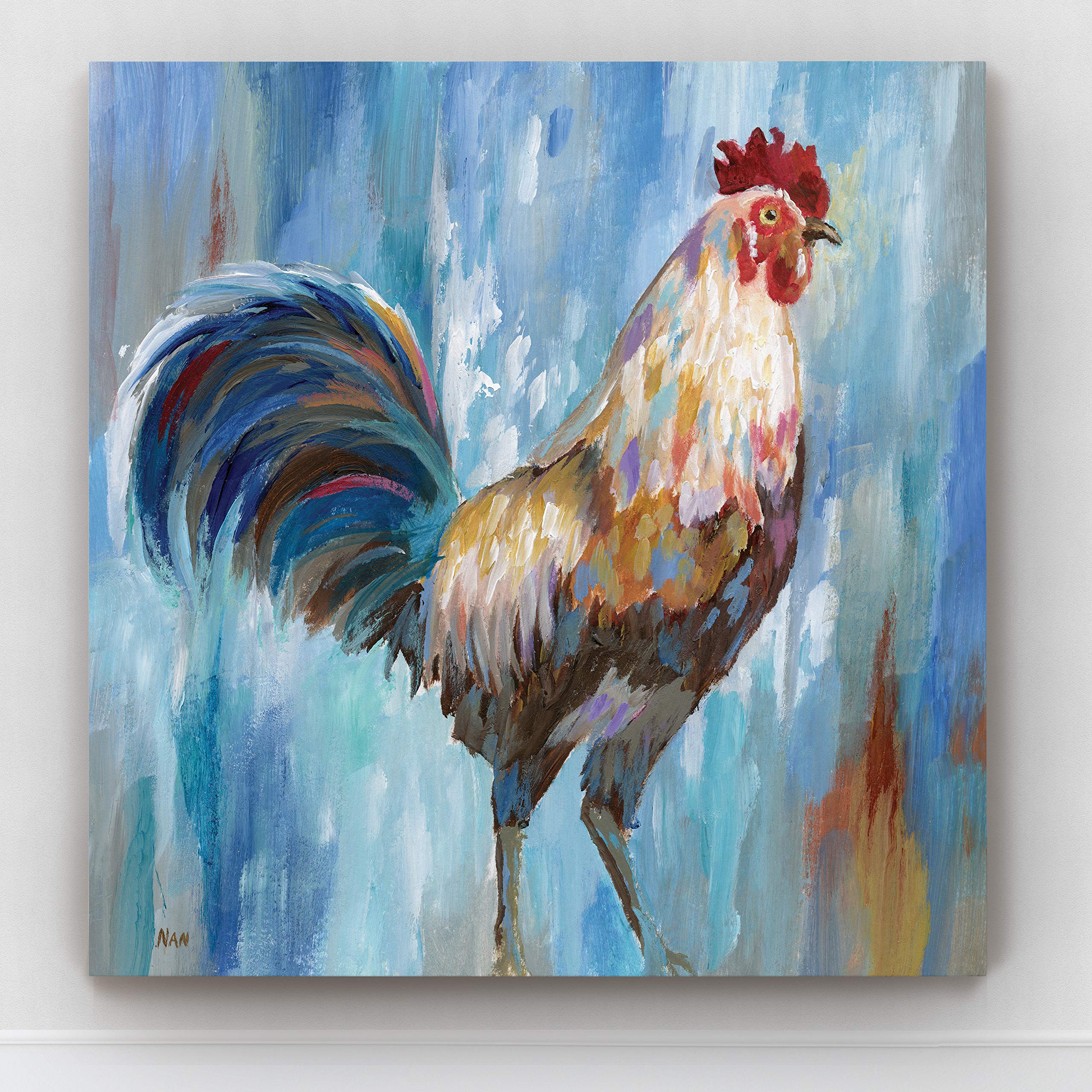 Struttin' Stuff Modern Canvas Wall Art - Stretched Gallery Wrapped Painting for Living Room, Bedroom & Office Décor | Abstract Contemporary Home Decor