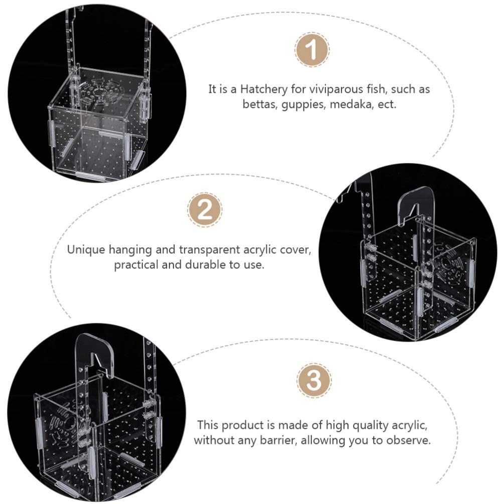 TEHAUX 2-Pack Reptile Breeding Box - 75 Gallon Aquarium Lid for Spiders, Fish Tanks - Perfect for Desktop Terrariums & Pet Enclosures