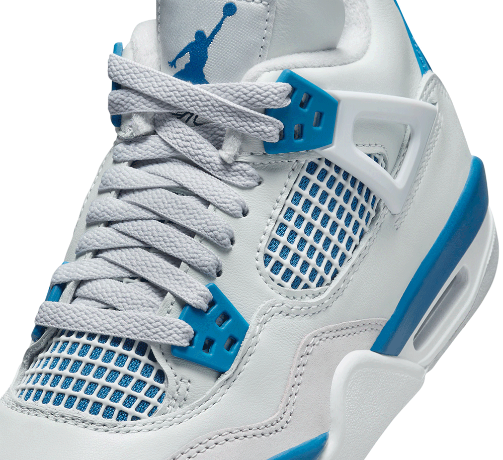 Air Jordan 4 Retro GS Basketball Shoes for Kids - Authentic Retro Sneakers for School, Sports & Streetwear Fashion