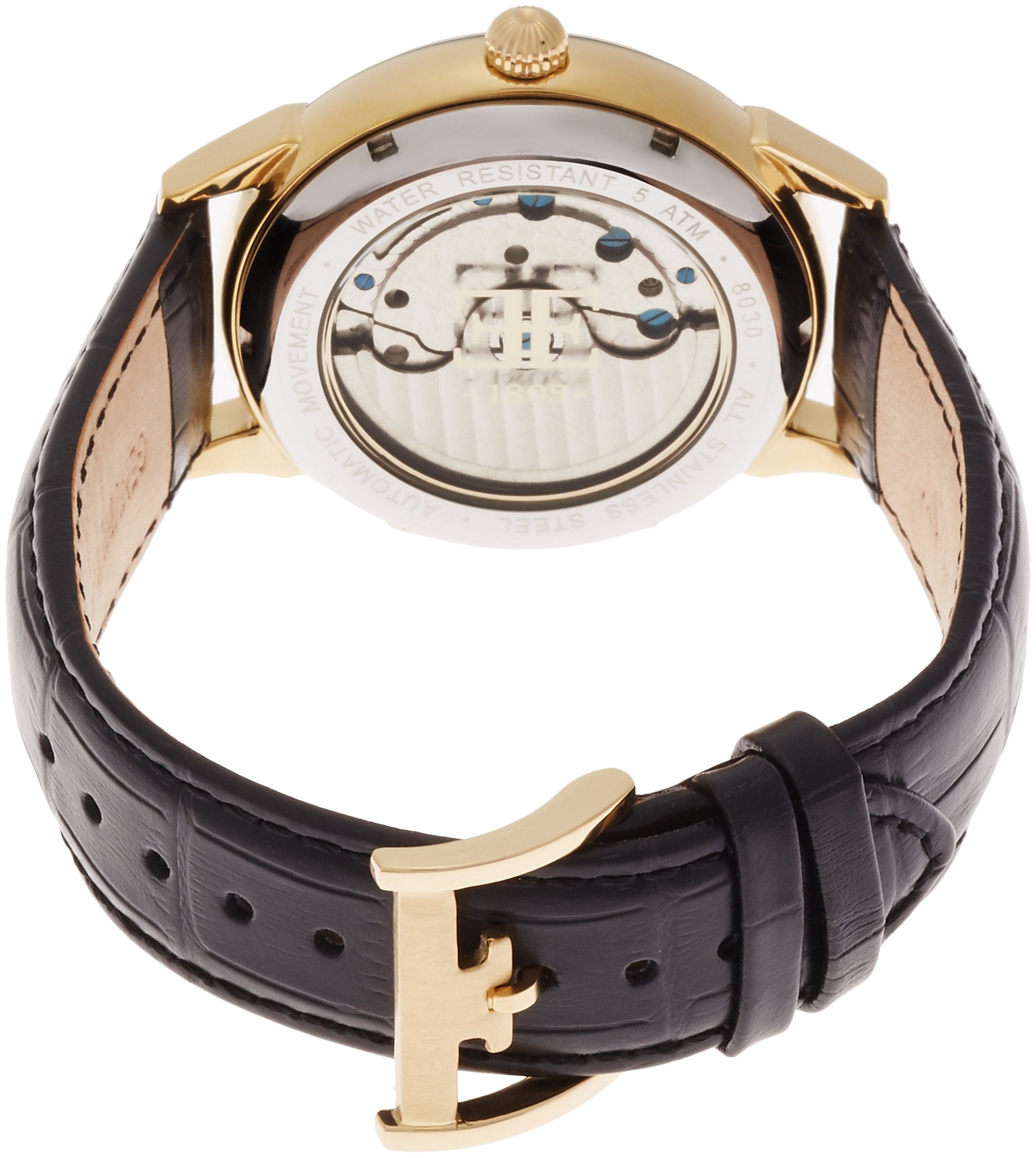 Thomas Earnshaw ES-8030-02 Automatic Skeleton Watch for Men - Luxury Open Heart Mechanical Timepiece with Stainless Steel Band - Perfect for Business, Formal Events & Watch Collectors