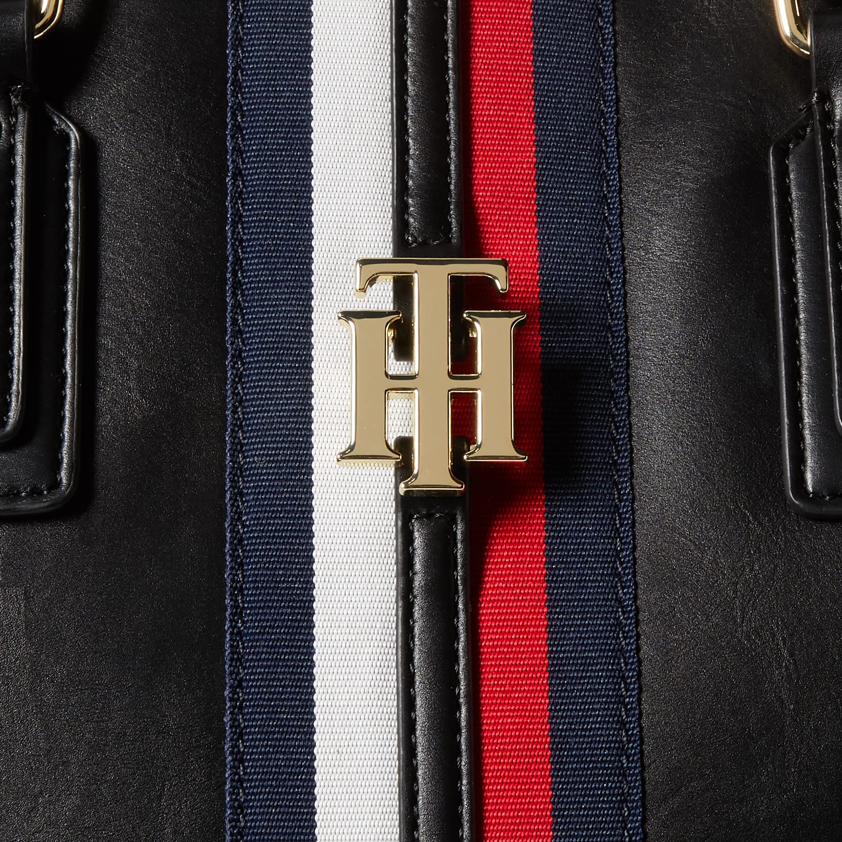 Tommy Hilfiger Women's Jaden Plus Size Leather Tote Bag - Stylish Spacious Handbag for Work, Travel & Everyday Use