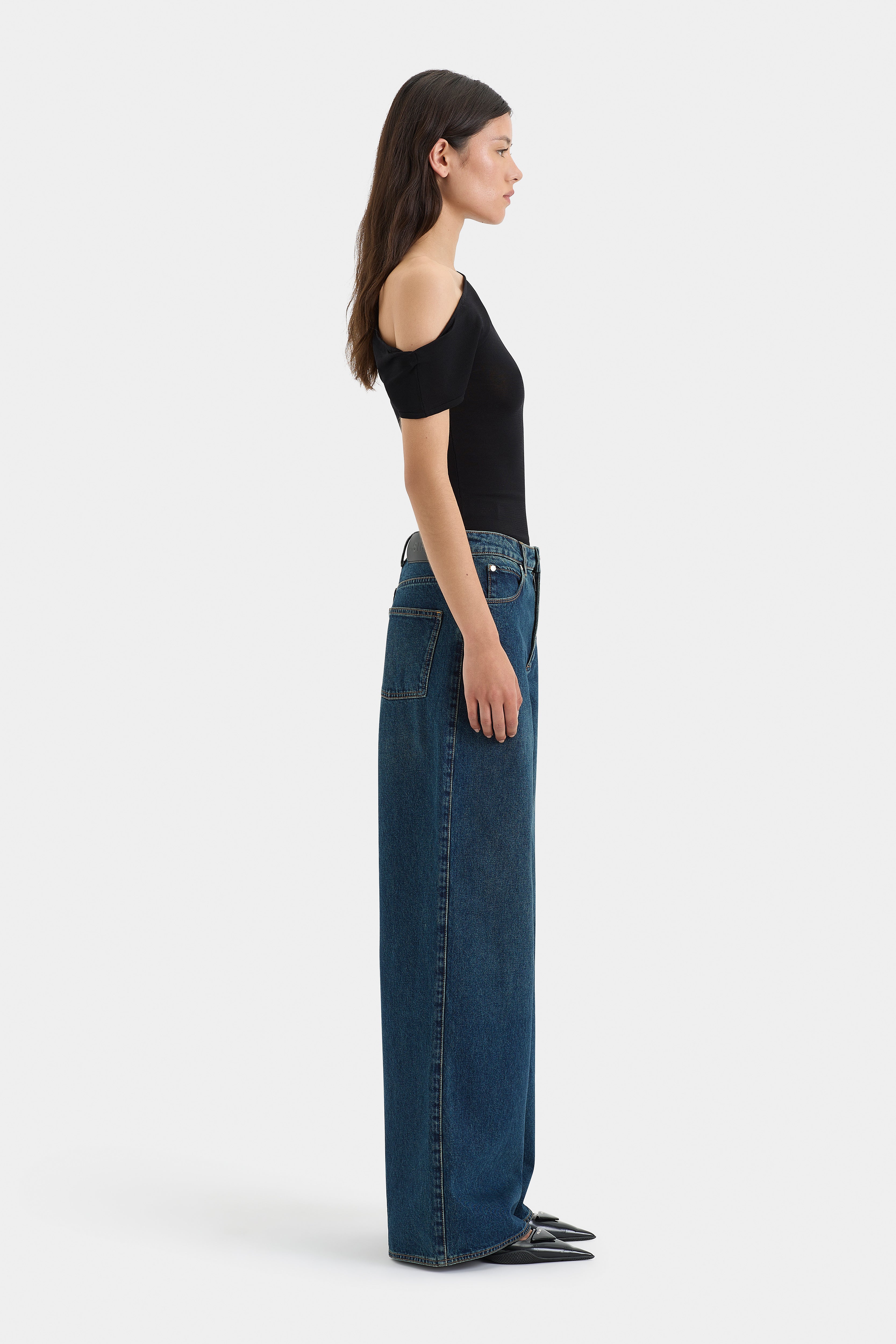 Stella Wide Leg Jeans for Women - High Waist Stretch Denim Pants - Comfortable & Trendy for Casual Outfits, Workwear & Everyday Style