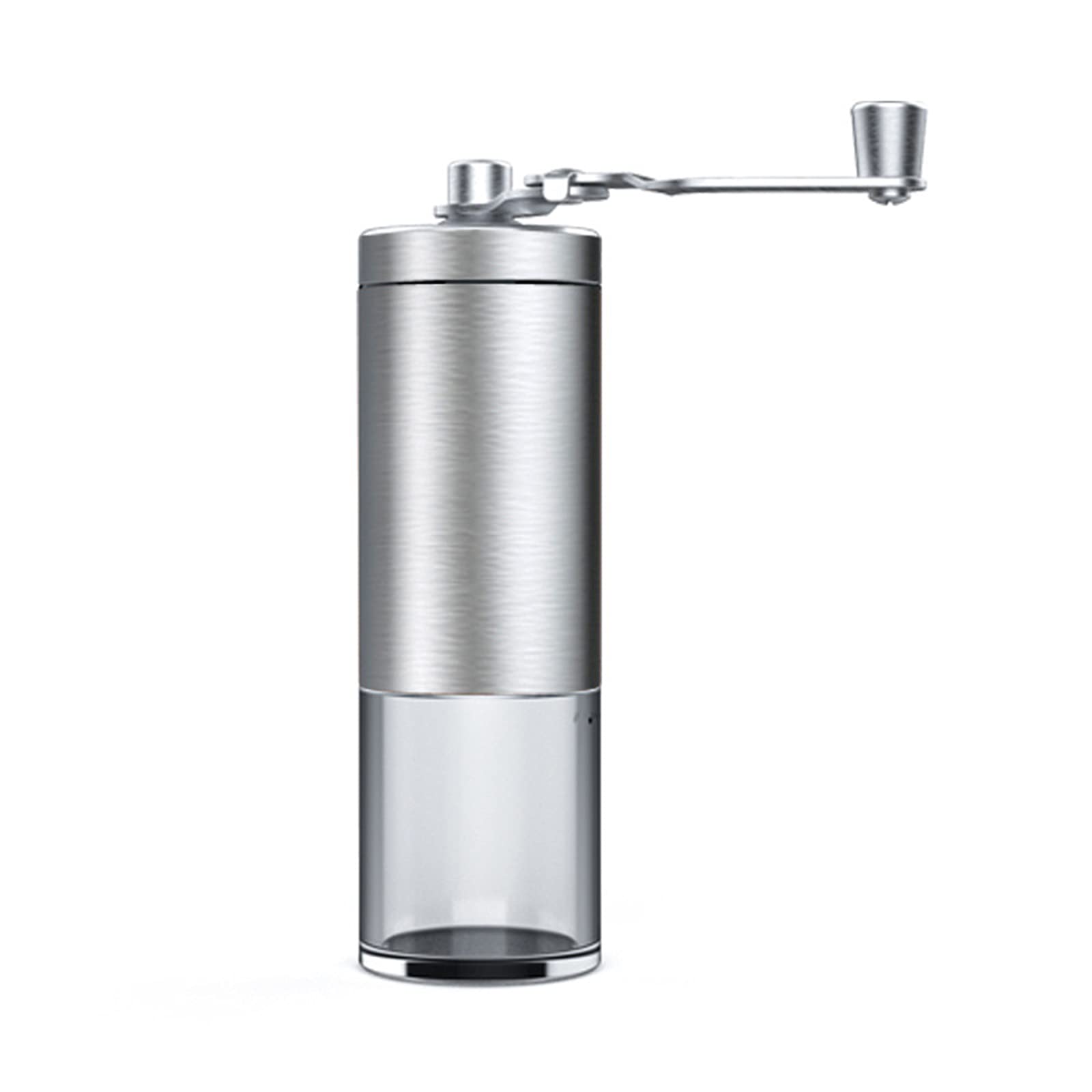 Premium Stainless Steel Manual Coffee Grinder - Adjustable Burr Mill for Espresso, French Press & Pour Over - Portable Hand Crank Coffee Bean Grinder for Home, Camping & Travel