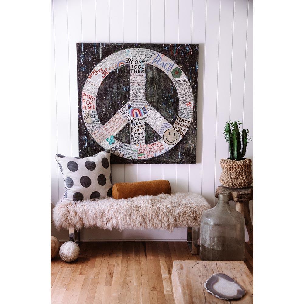 PEACE Art Print - Inspirational Wall Decor for Home, Office & Gifts - Perfect for Living Room, Bedroom & Meditation Space