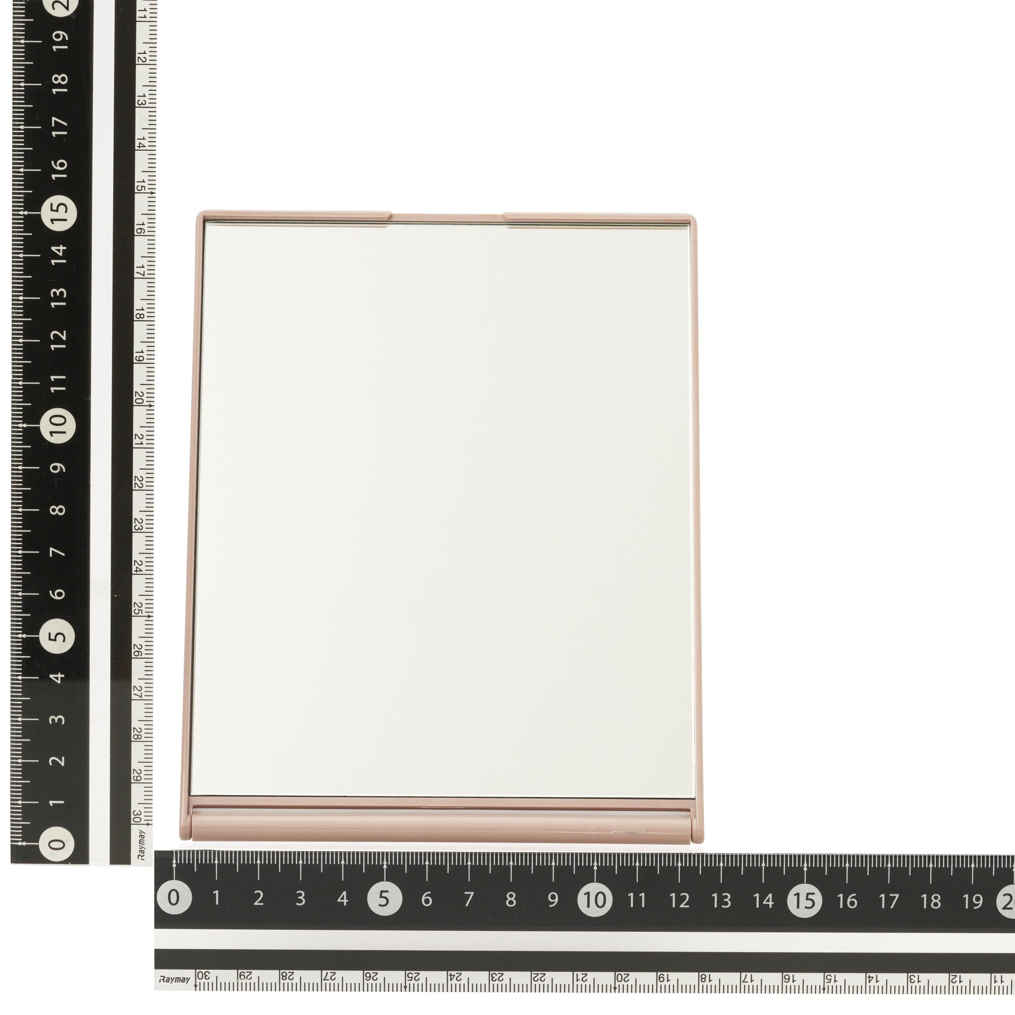 Pink Face Check Mirror - Portable Makeup Mirror with LED Light for Home, Travel & Vanity | Perfect for Makeup, Skincare & Styling