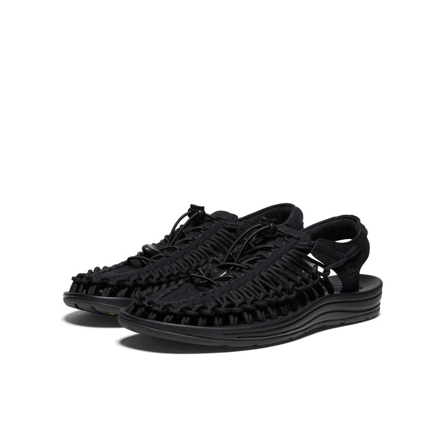UNEEK Men's Sneakers - Black/Black | Lightweight & Comfortable Walking Shoes for Casual Wear & Outdoor Activities