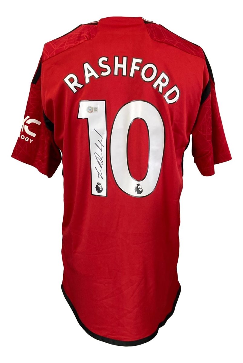 Marcus Rashford Signed Manchester United Adidas Soccer Jersey - Authentic Autographed Football Shirt - Perfect for Fans, Collectors & Sports Memorabilia Enthusiasts - Great for Display, Gifts & Special Occasions