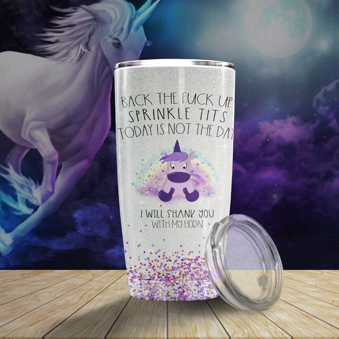 Funny Unicorn Stainless Steel Tumbler - 