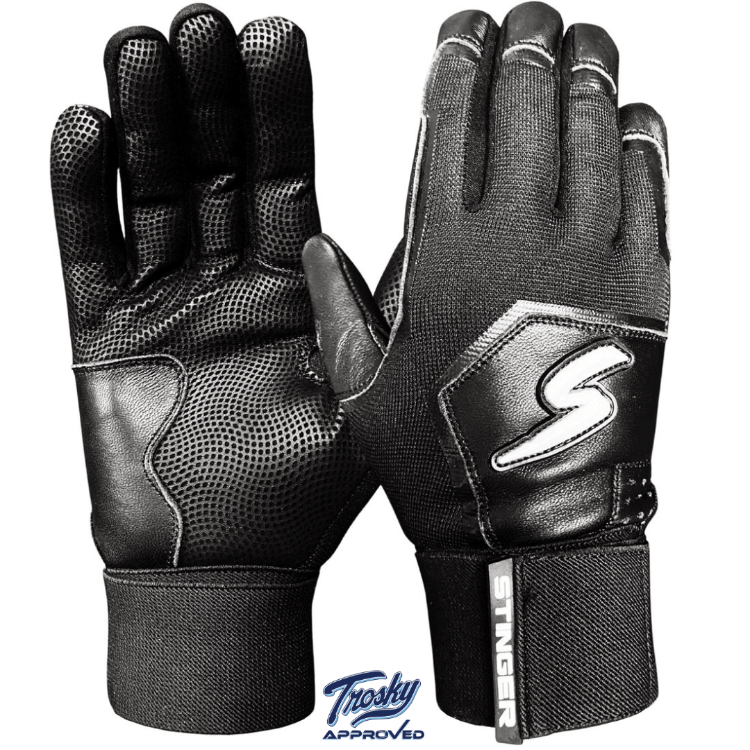 Premium Winder Series Batting Gloves - Blackout Baseball & Softball Gloves for Hitting & Fielding | Ideal for Training, Games & Outdoor Sports