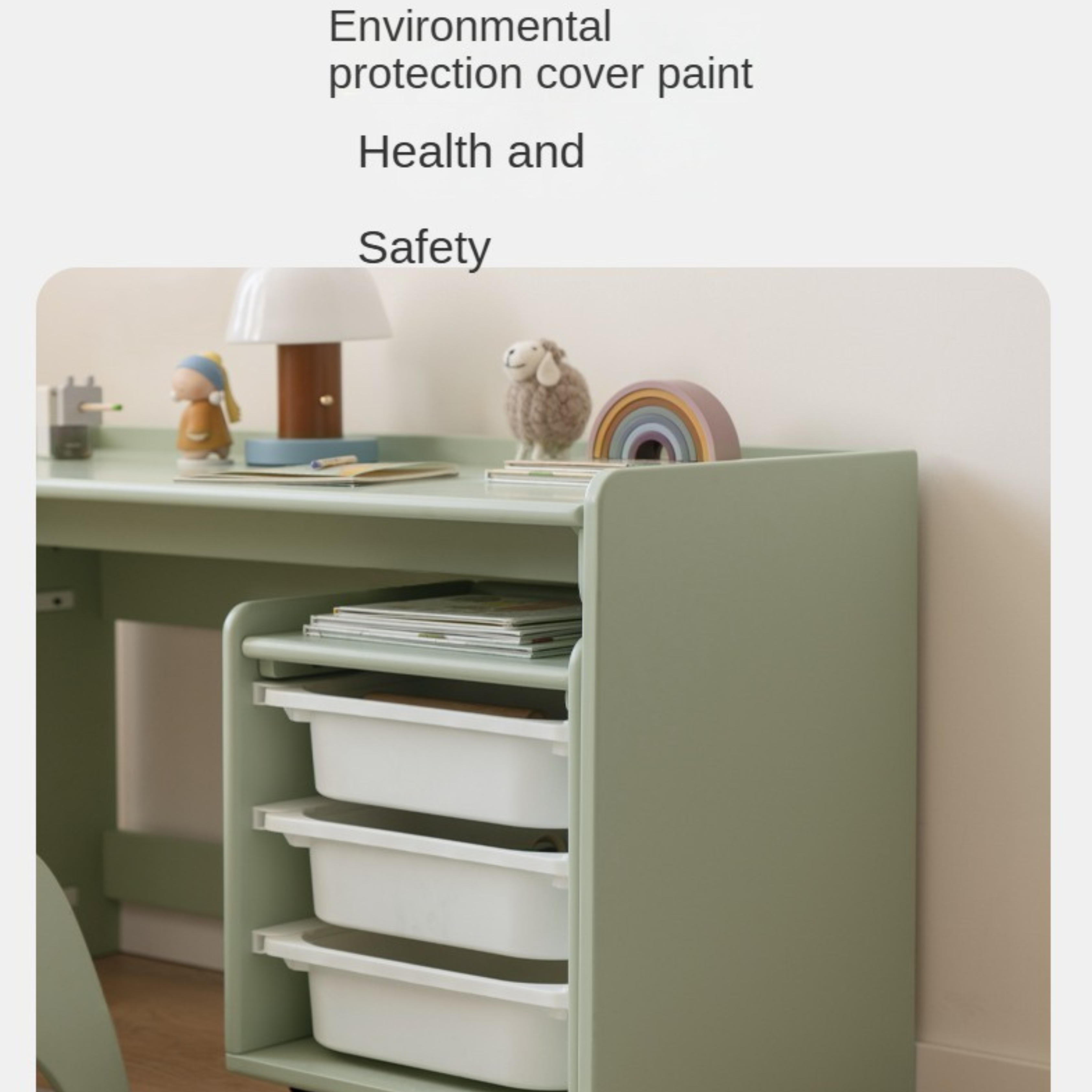 Solid Wood Kids Lift Top Desk with Storage - Study Table & Organizer for Children's Room, Homework, and Crafting