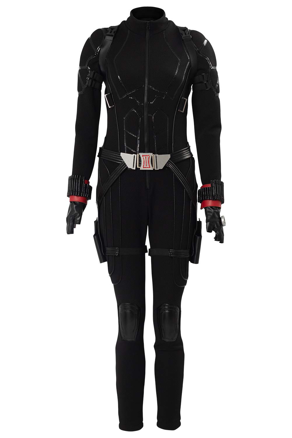 **Women's Black Agent Soldier Costume - Halloween Cosplay Deluxe Outfit for Military Theme Parties, Spy Events & Costume Contests**