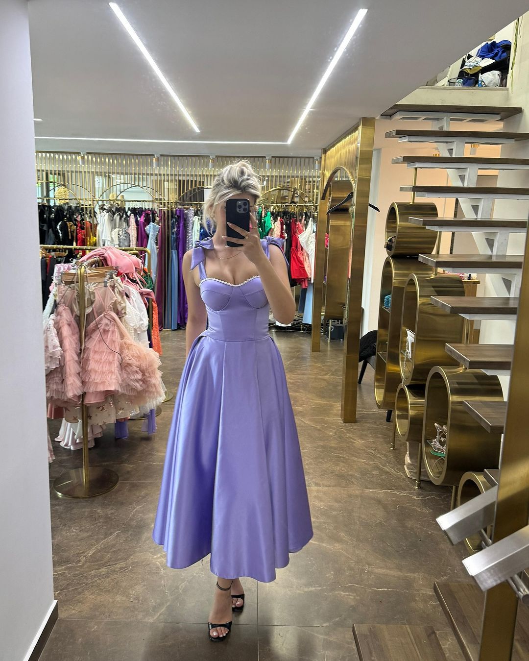 Elegant A-Line Light Purple Prom Dress for Formal Evening Parties - J3563 | Perfect for Homecoming, Prom Night & Special Occasions