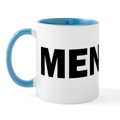 White/Blue Inside - MENSCH Mug