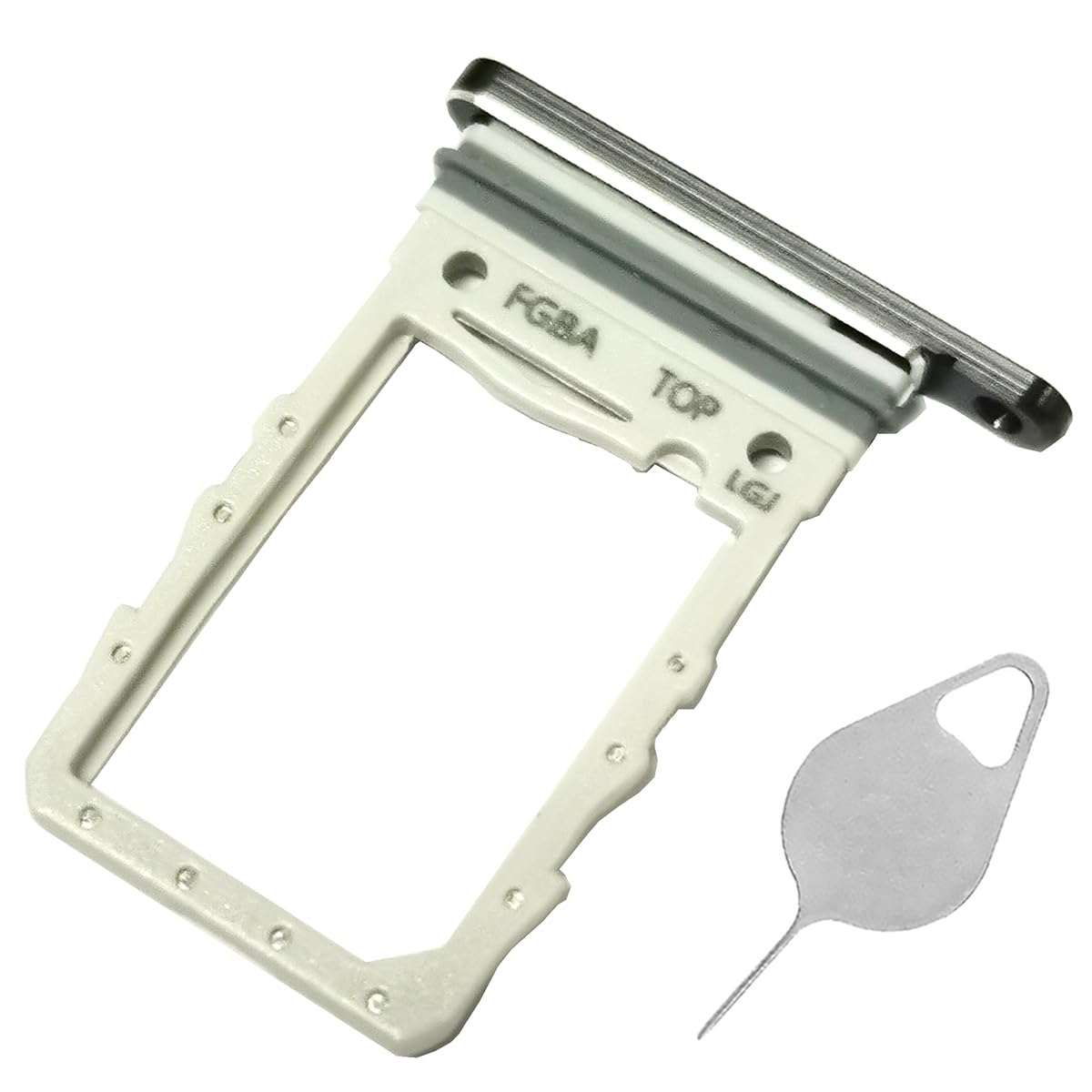 Samsung Galaxy Z Flip 4 SIM Card Tray Replacement - Dual Slot Holder for SM-F721U with Opening Tool | Compatible with 6.7