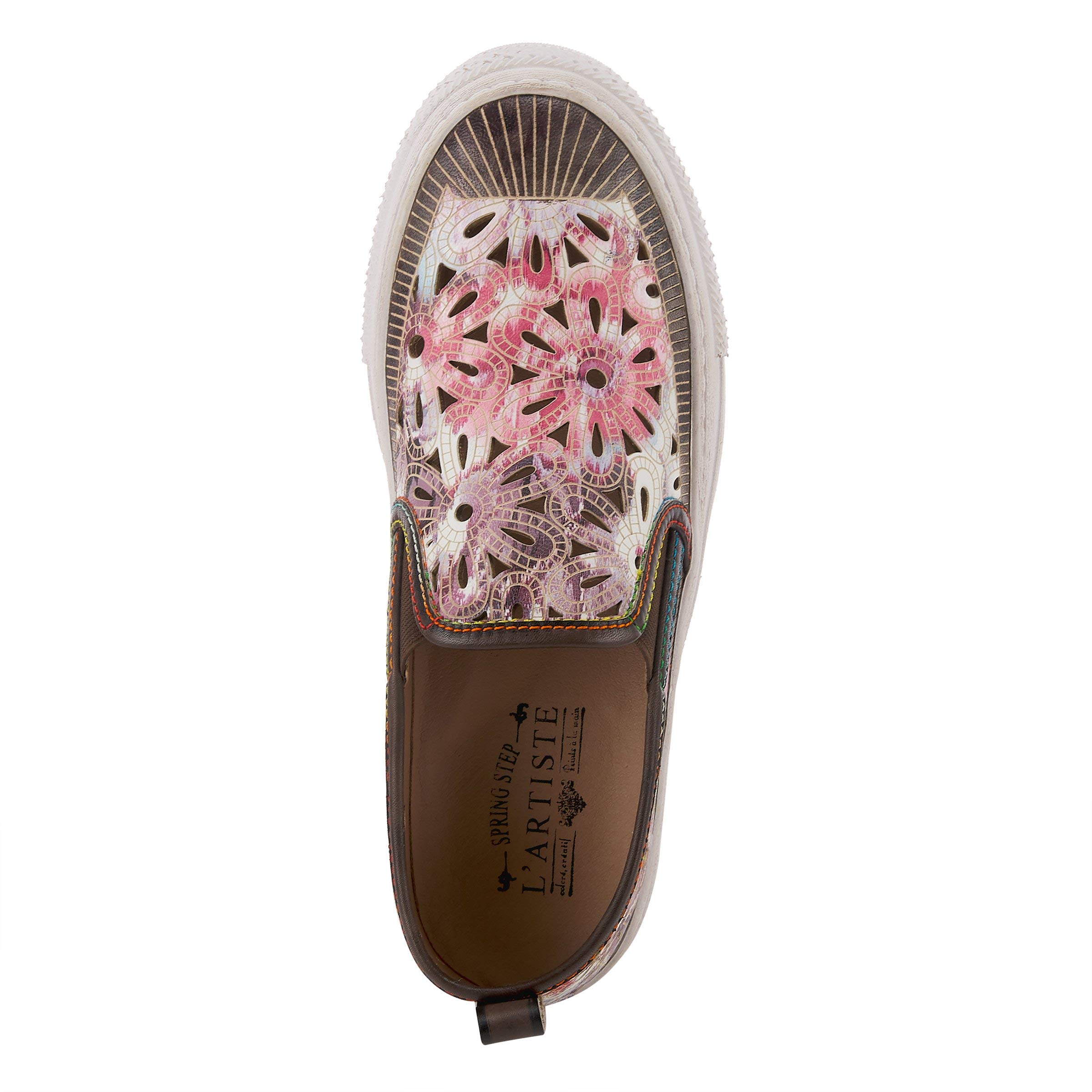 Spring Step L'Artiste Women's Denofeden Comfortable Slip-On Sneakers - Casual Walking Shoes for Women with Memory Foam, Fashionable Work Shoes for Nurses & Teachers