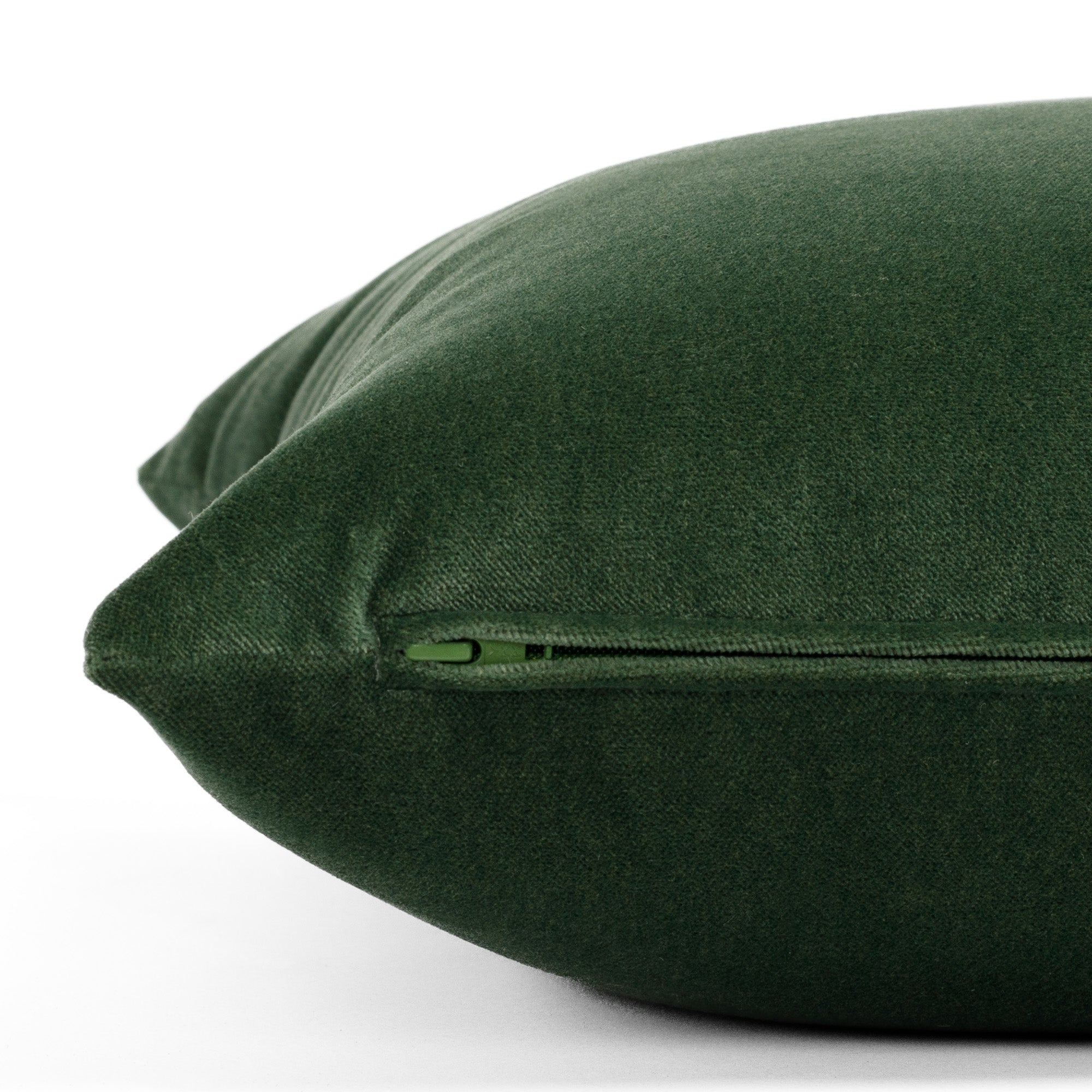 Valentina Velvet 20x20 Decorative Throw Pillow Cover - Soft Pine Green Cushion for Sofa, Bed & Home Decor - Perfect for Living Room, Bedroom & Dorm