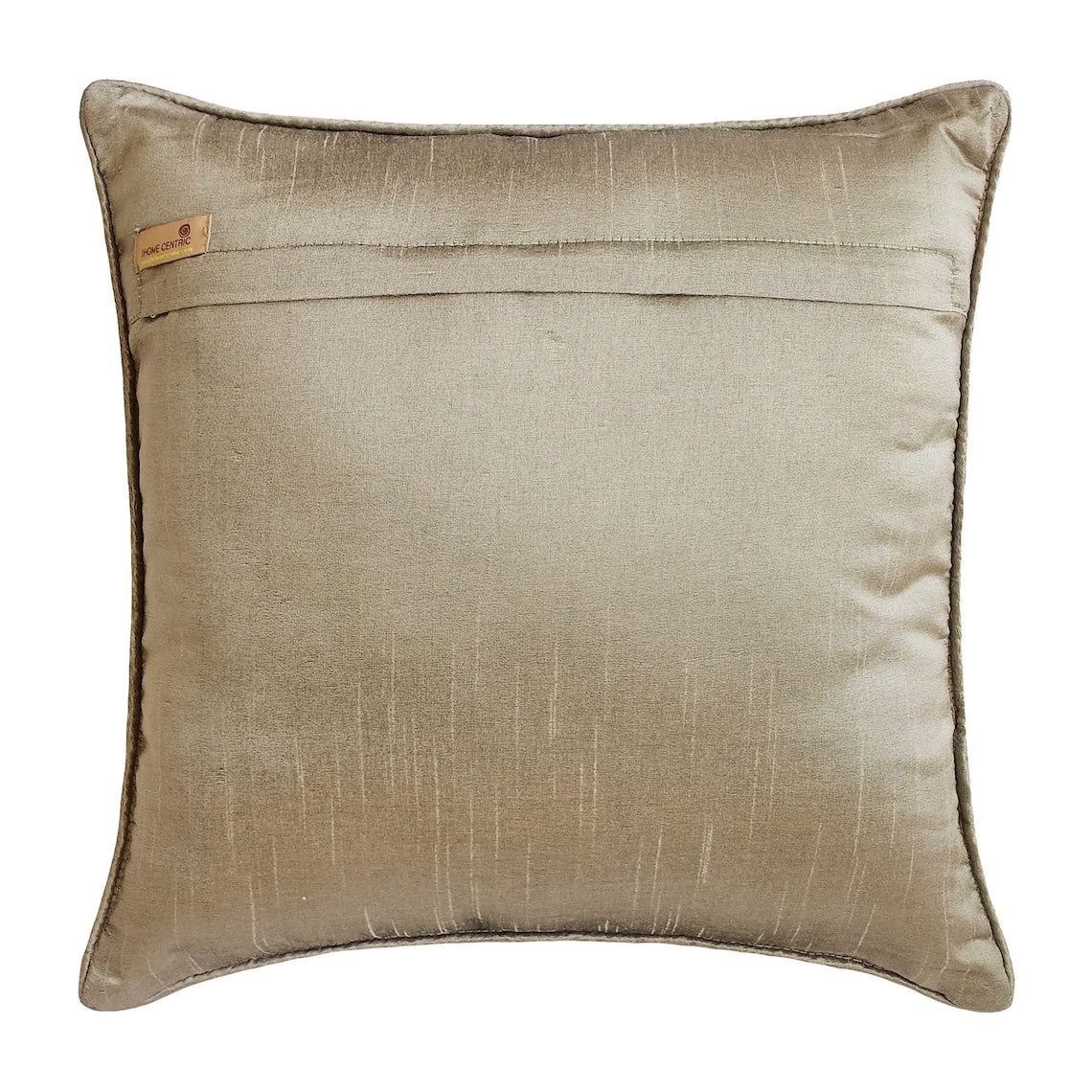 Angular Alchemy Beige Jacquard Throw Pillow Cover - Elegant Home Decor for Sofa, Bed & Living Room