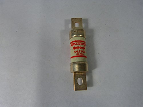 Ferraz Shawmut A4J100 Fast Acting Fuse 100 Amp 600V - Ideal for Industrial Equipment, Electrical Panels, and Power Distribution Systems