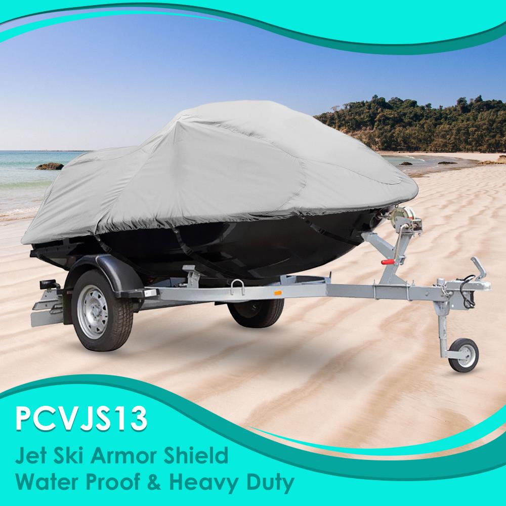 Premium Waterproof Jetski Cover - Heavy Duty UV Resistant Storage Protection for PWC - Ideal for Outdoor, Marina & Winter Storage