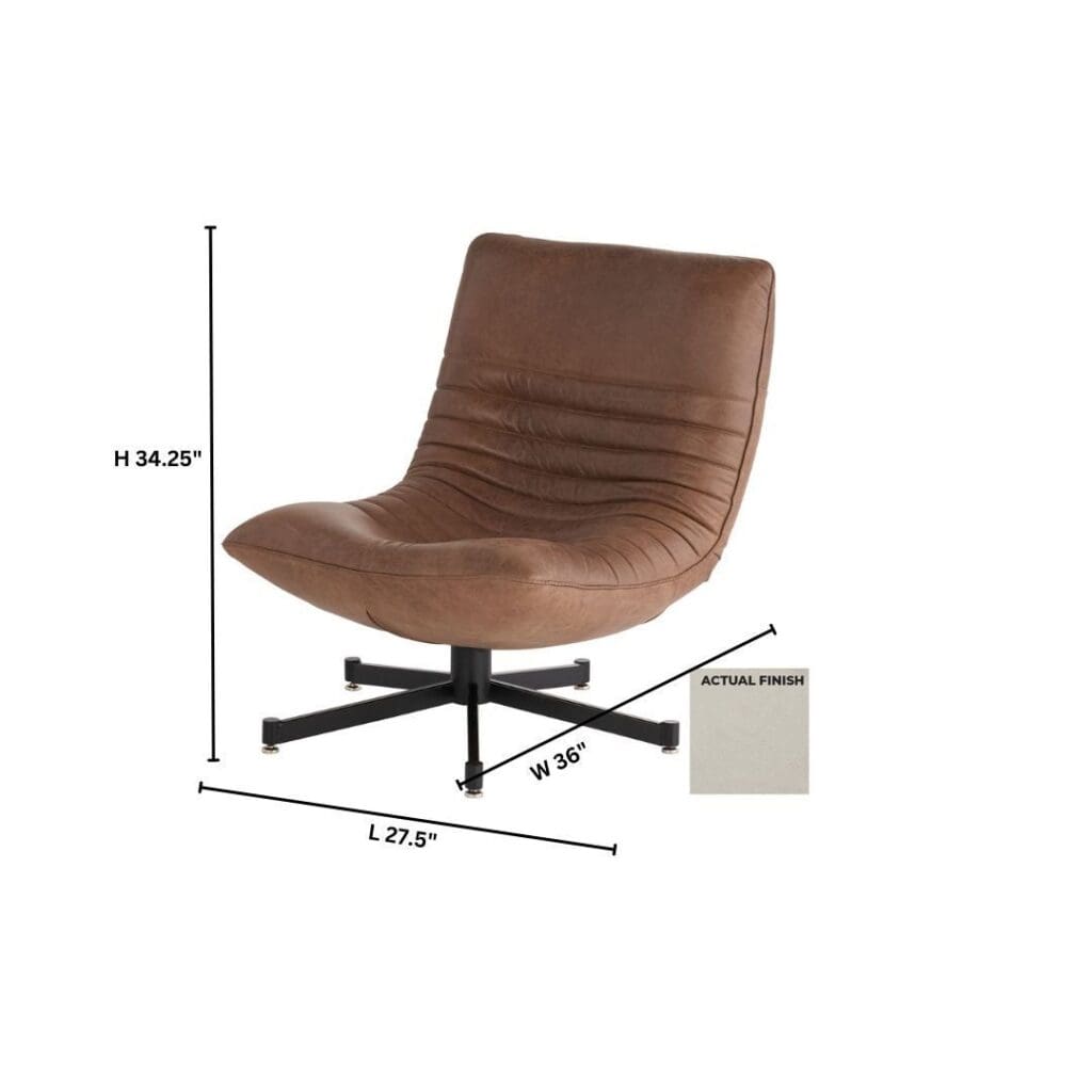 Cyan Design 11750 Eduarda Arm Chair in Black & Taupe - Elegant Accent Chair for Living Room, Bedroom, or Office Decor