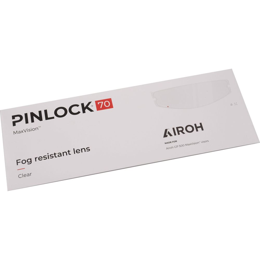 Airoh FS Pinlock Anti-Fog Visor System for Airoh GP 500 & GP 550S Motorcycle Helmets - Fog-Free Riding in Cold & Rainy Weather