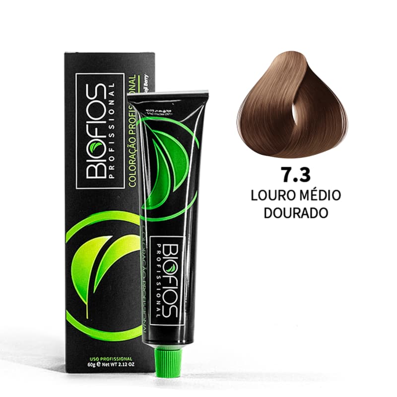 Biofios Professional 5.3 Light Brown Golden Hair Dye - 60g for Natural-Looking Highlights & Full Coverage | Perfect for Home Use & Salon Styling