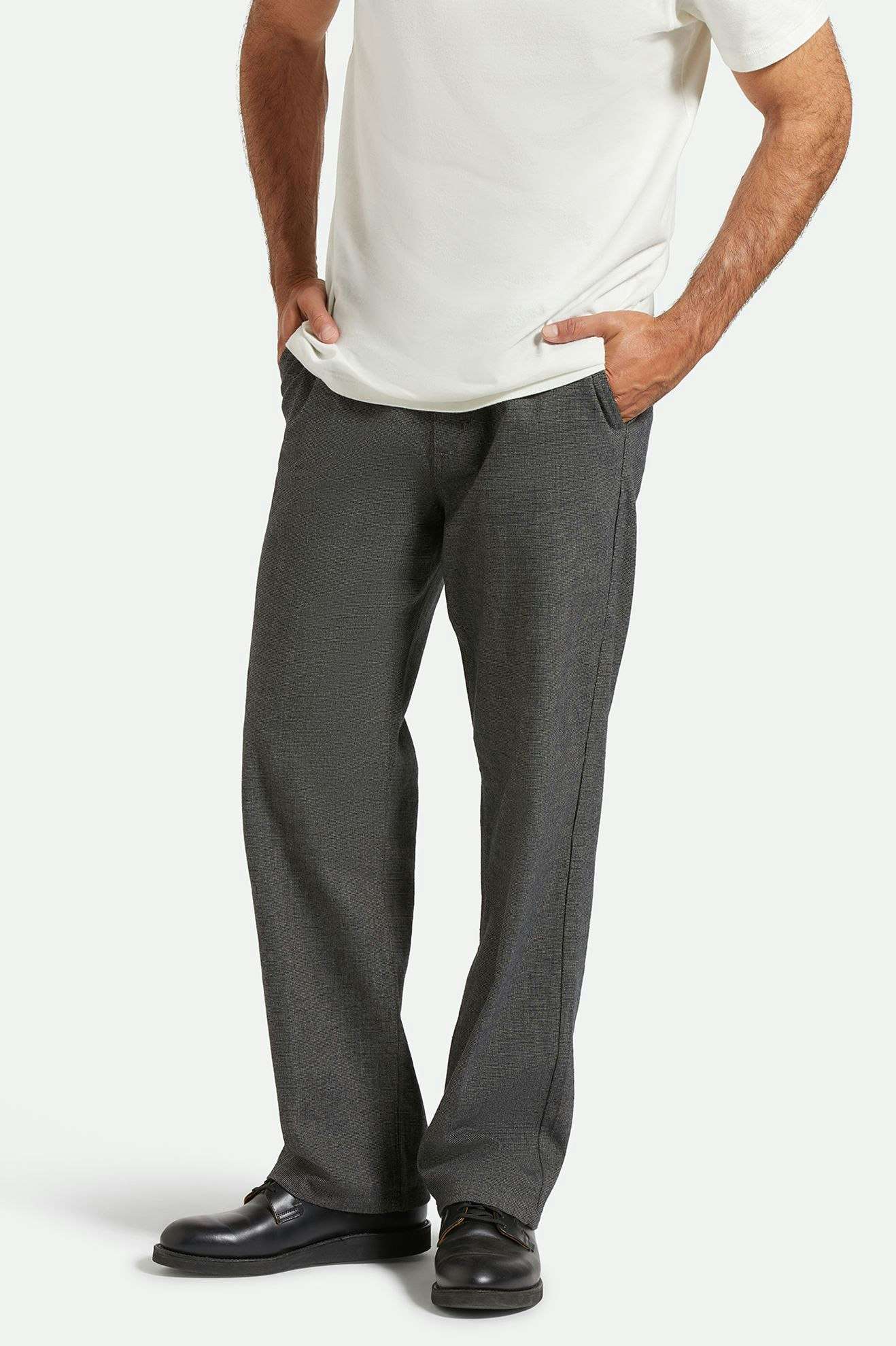 Choice Chino Relaxed Pant - Mixed Tweed Fabric | Comfortable Casual Pants for Men | Perfect for Office, Travel & Everyday Wear