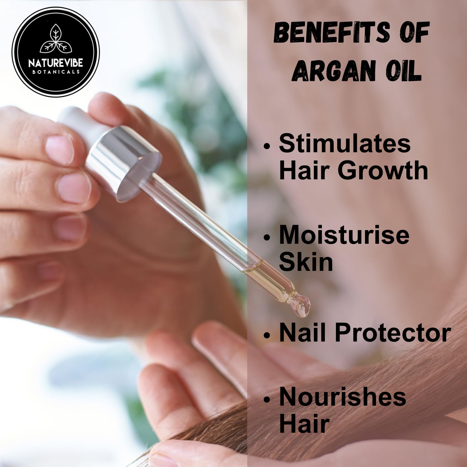 Naturevibe Botanicals Organic Strawberry Oil & Argan Oil Combo - 32oz Each | Cold-Pressed, 100% Pure for Hair, Skin & Nail Care | Perfect for DIY Beauty Recipes & Aromatherapy