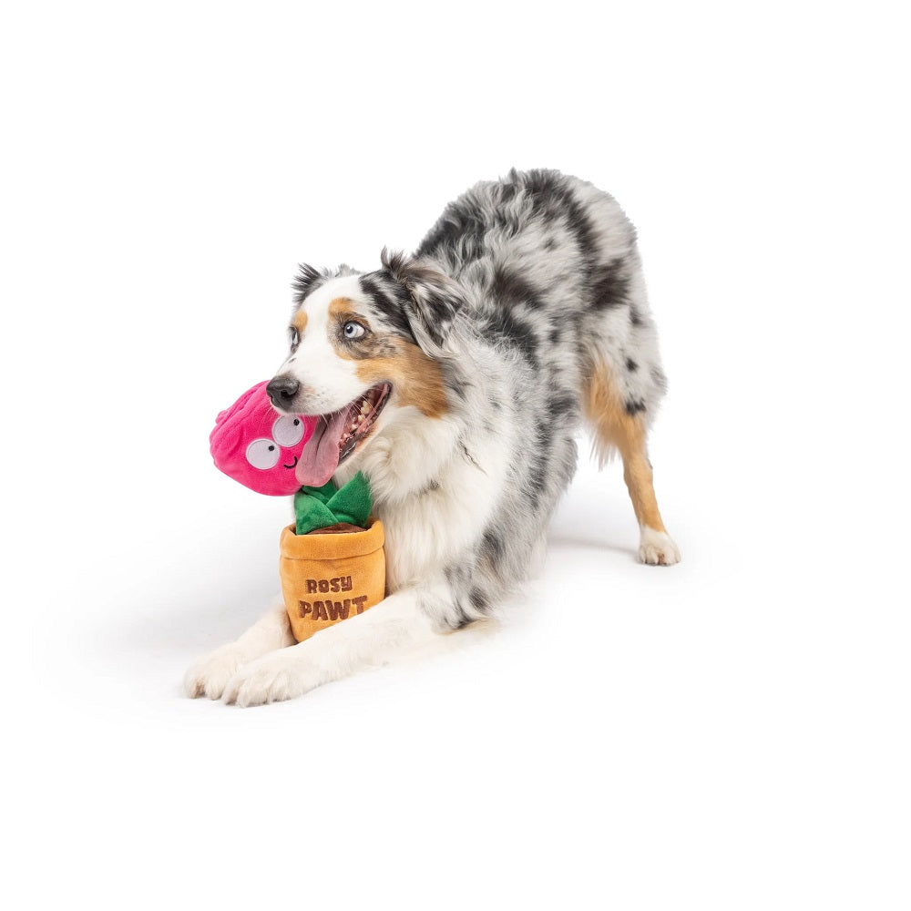 Rosie Pawt Dog Plush Toy - Soft & Cute Stuffed Animal for Dogs, Perfect for Cuddling, Chewing & Playtime | Great for Puppies, Small & Medium Dogs | Ideal for Home, Travel & Outdoor Adventures