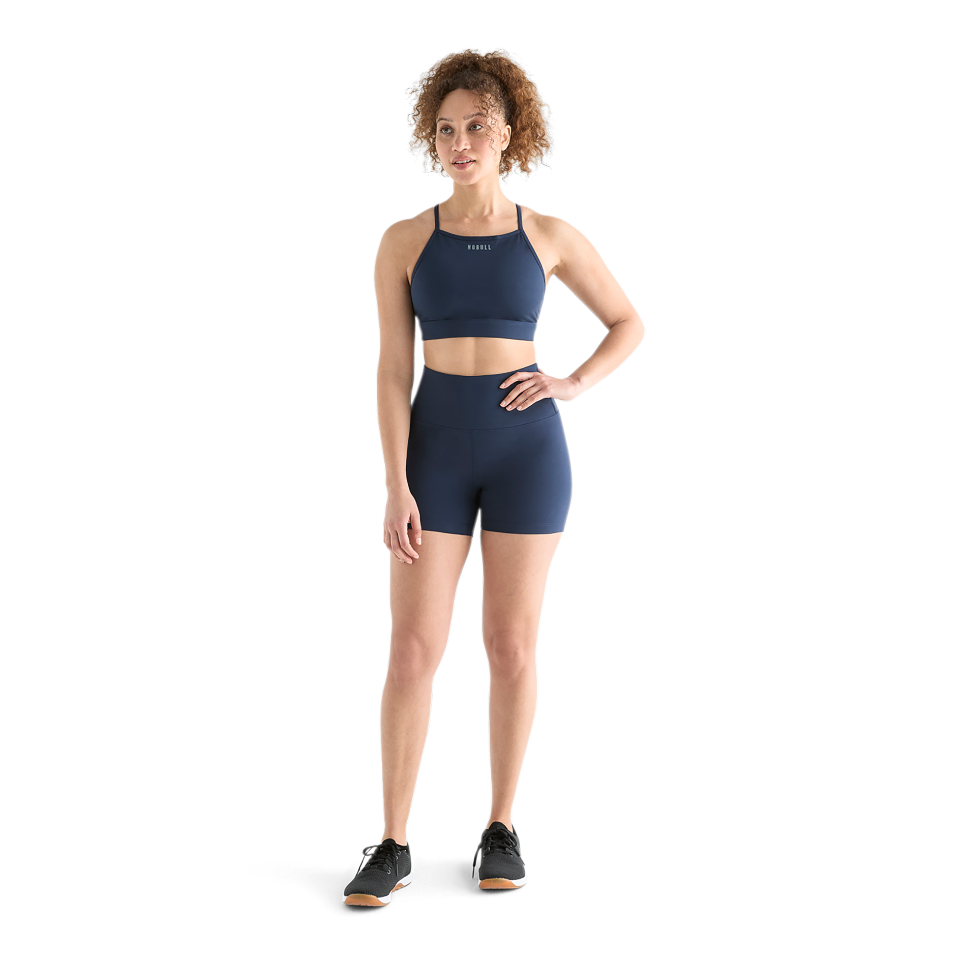 High Waisted Matte Shorts for Women - 4