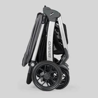 Chicco Bravo Quick Fold Lightweight Stroller for Baby - Compact, Easy Fold & Travel Friendly - Perfect for Shopping, Travel & Everyday Use - Black