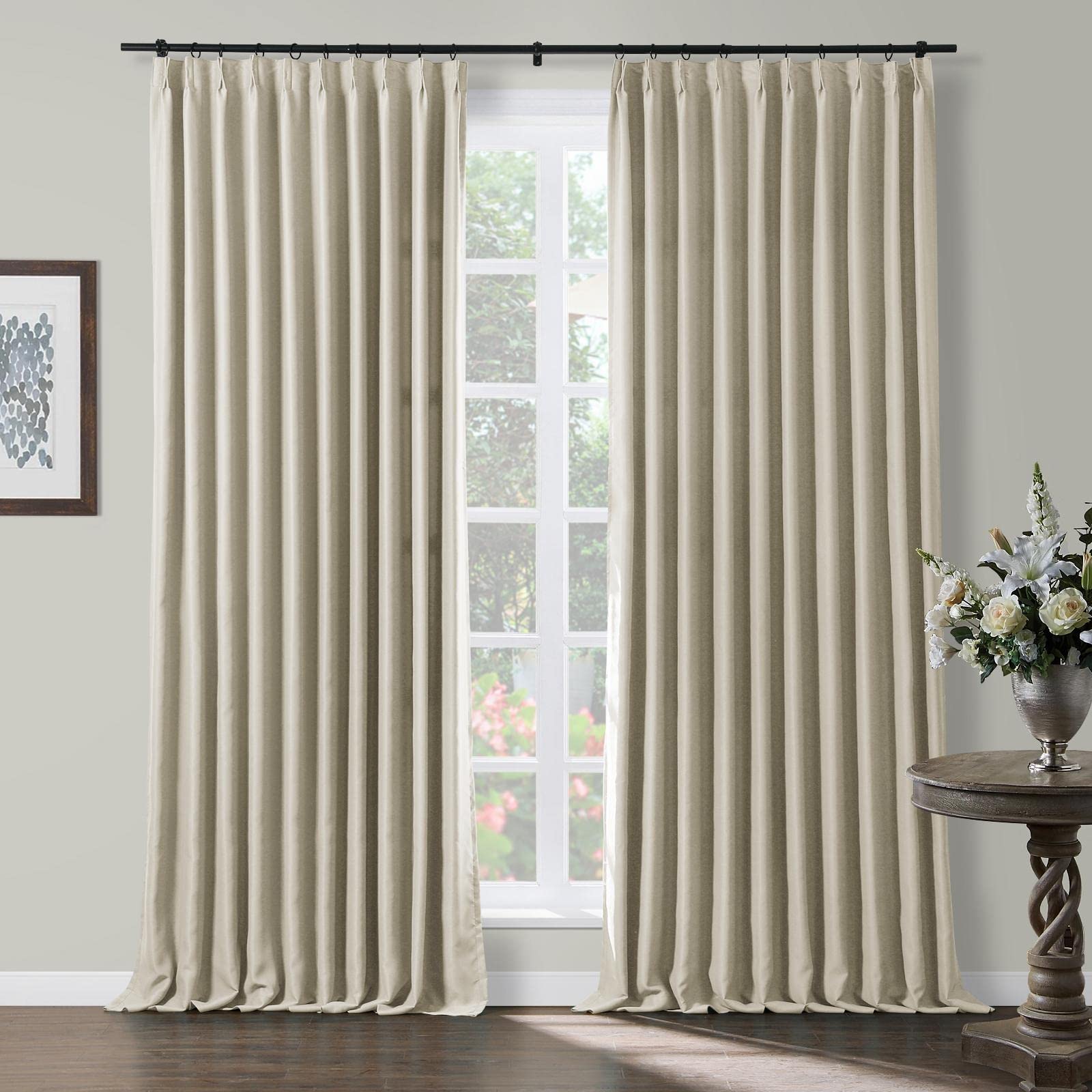 TWOPAGES Blackout Thermal Insulated Curtains 26